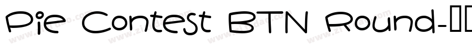Pie Contest BTN Round字体转换